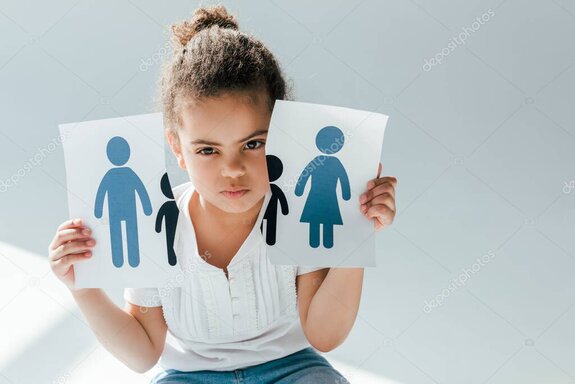 Parent reviewing a parenting plan document in a calm office setting